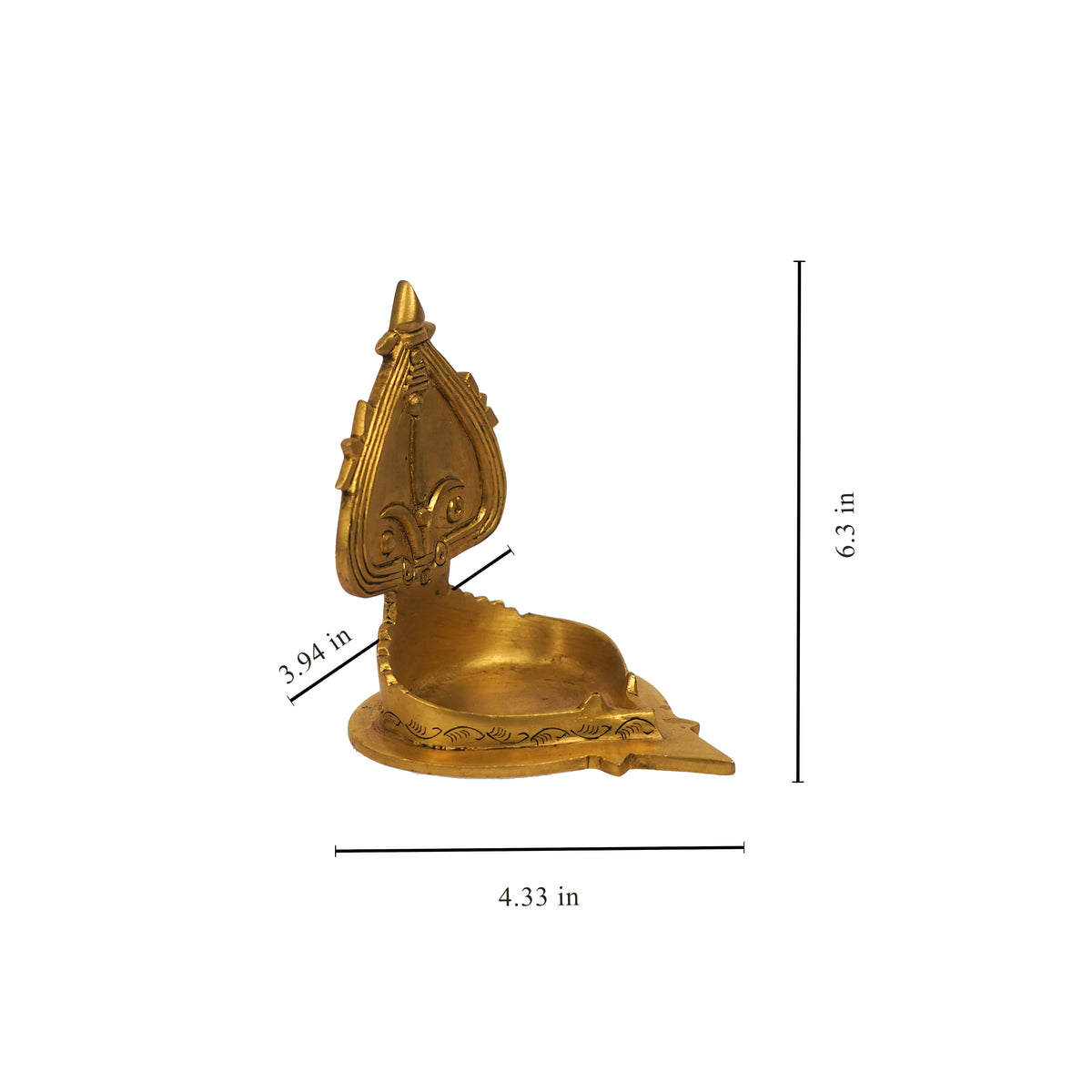 Handcrafted Surya Chandra Brass Lamp