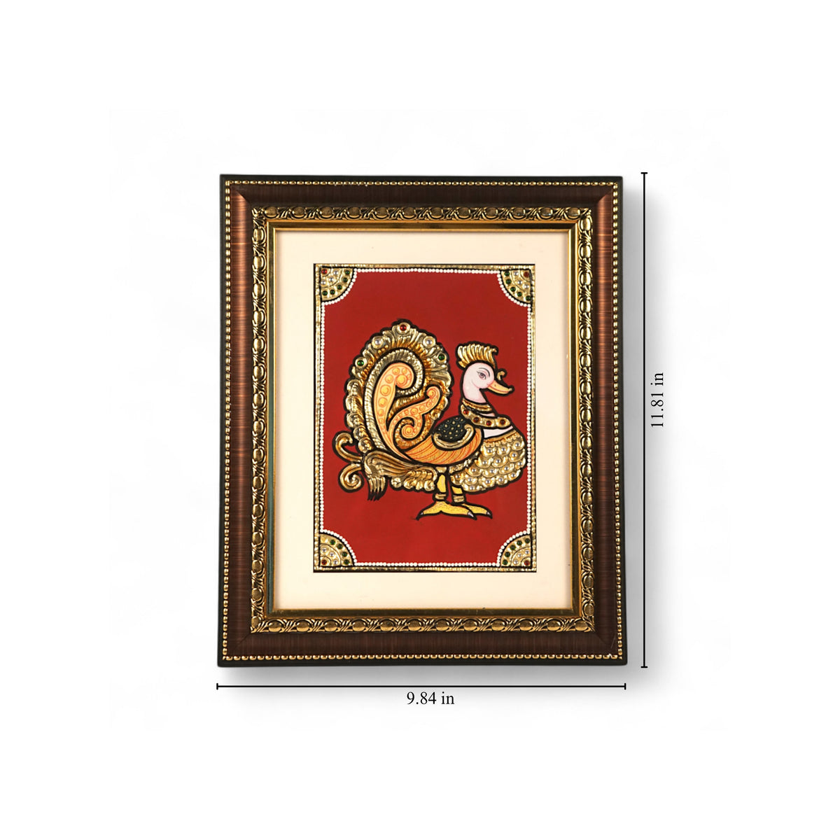 South Indian Annam Gold Antique Frame