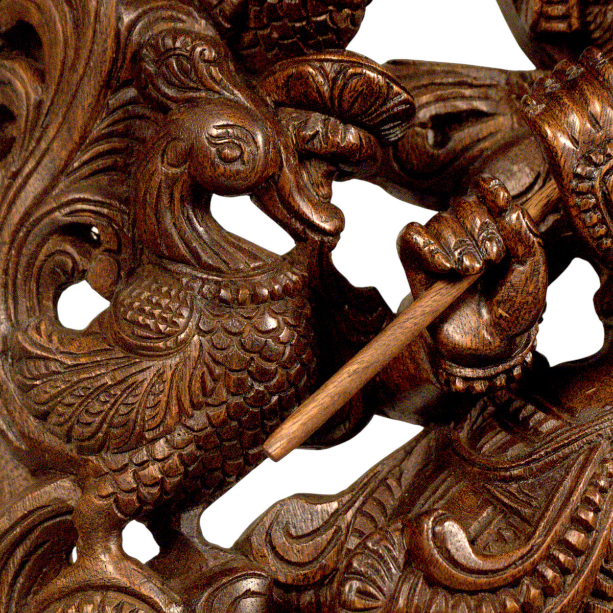 Alangara Vana Krishna wood carving
