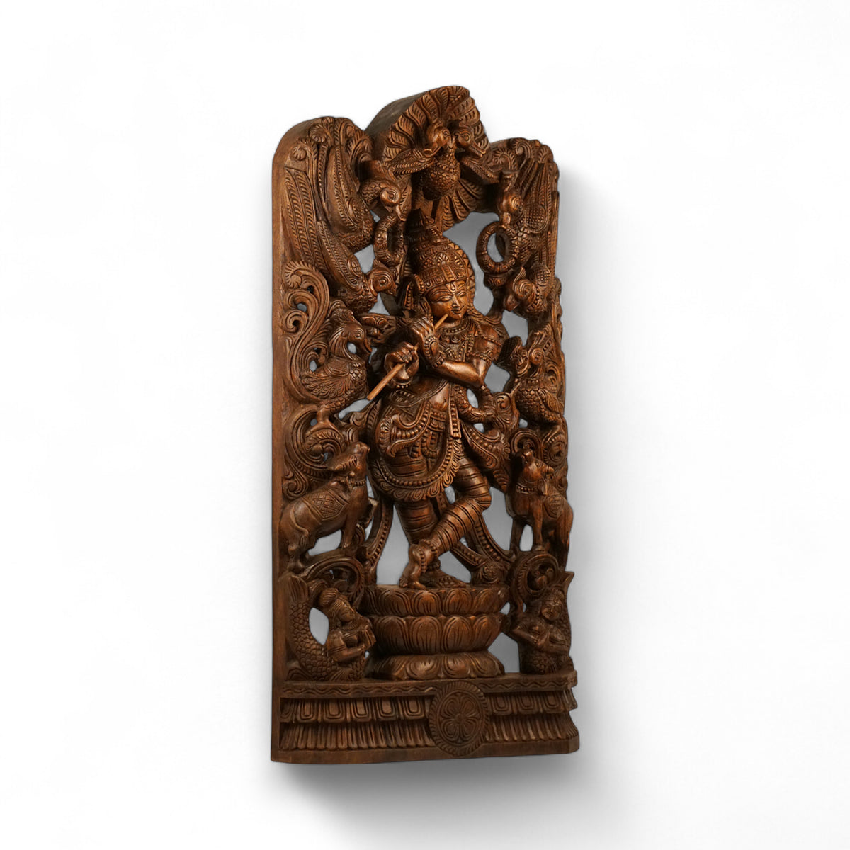Alangara Vana Krishna wood carving