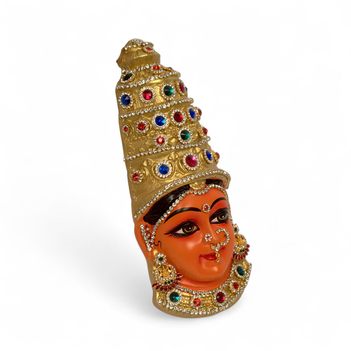 Ambal face pooja idol