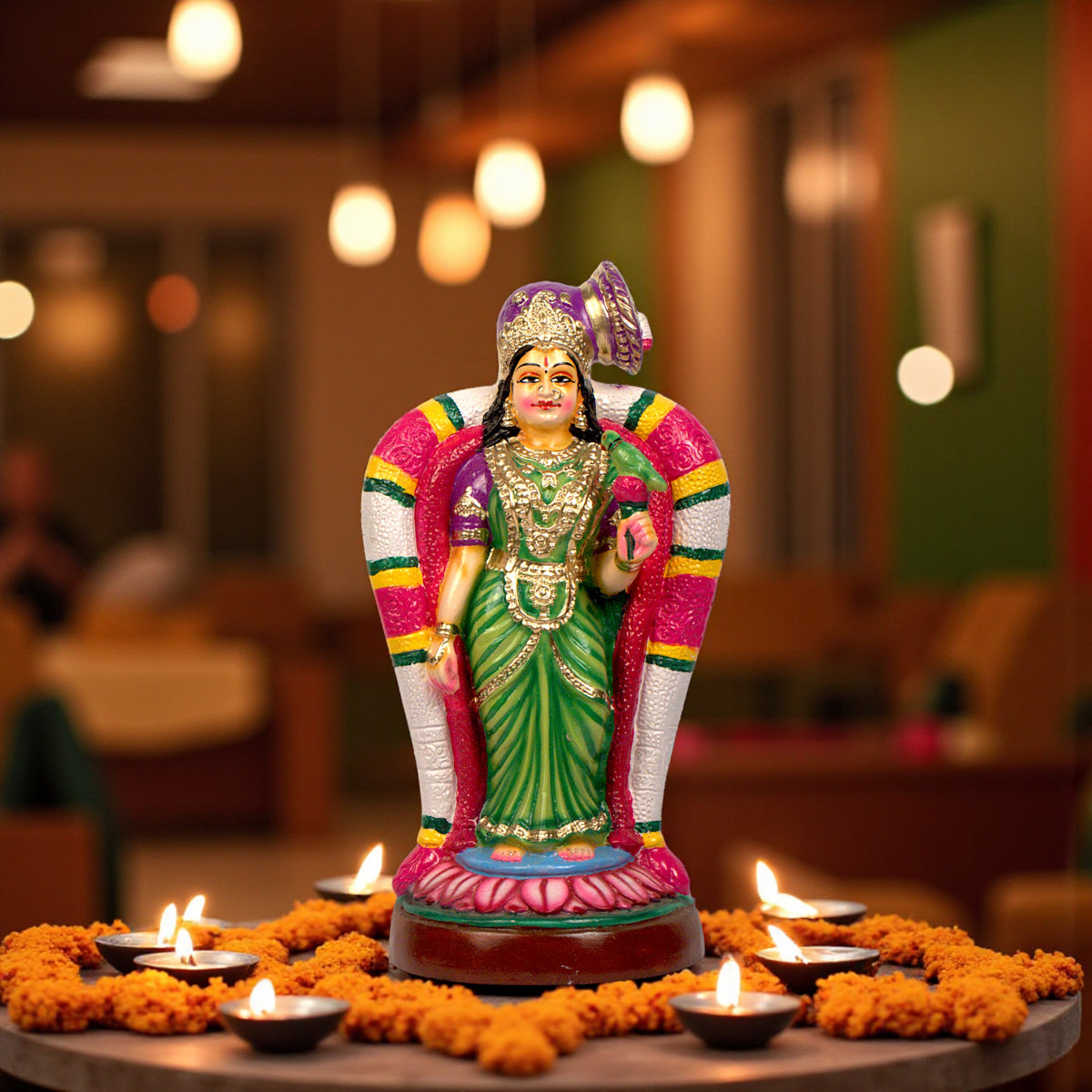 Andal Golu idol set for festival and spiritual home décor