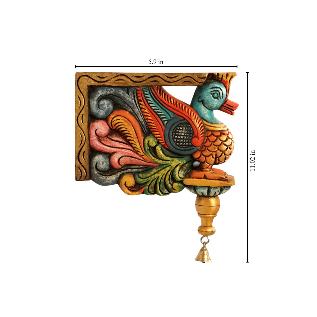 Annam carved wooden bracket