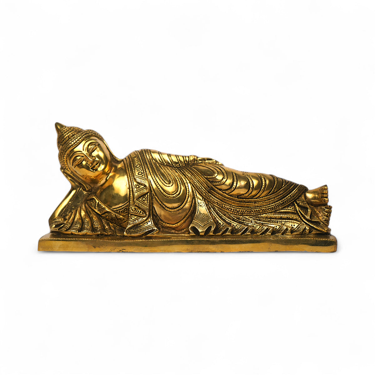 Gautama Buddha Brass Idol – Home Decor