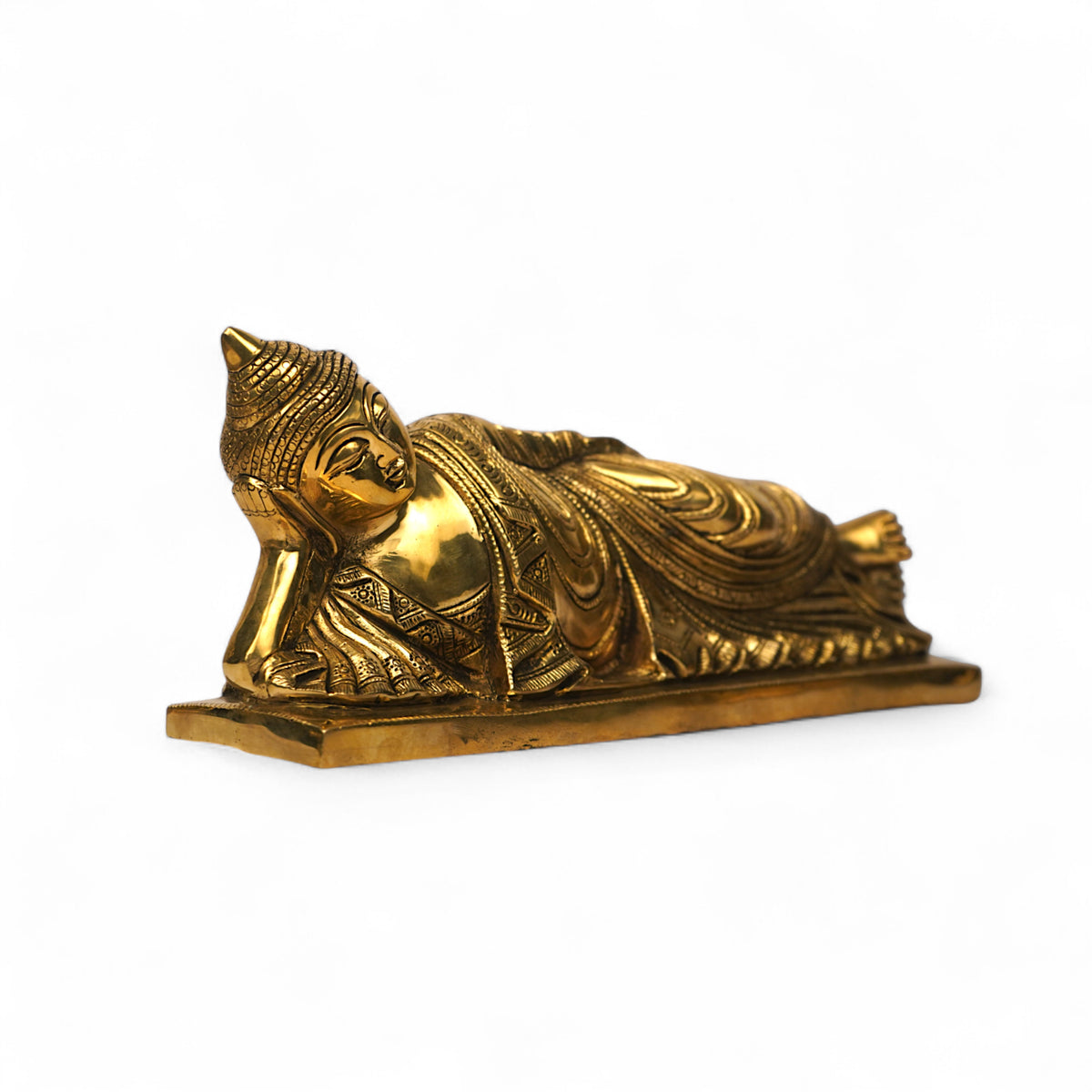 Gautama Buddha Brass Idol – Home Decor