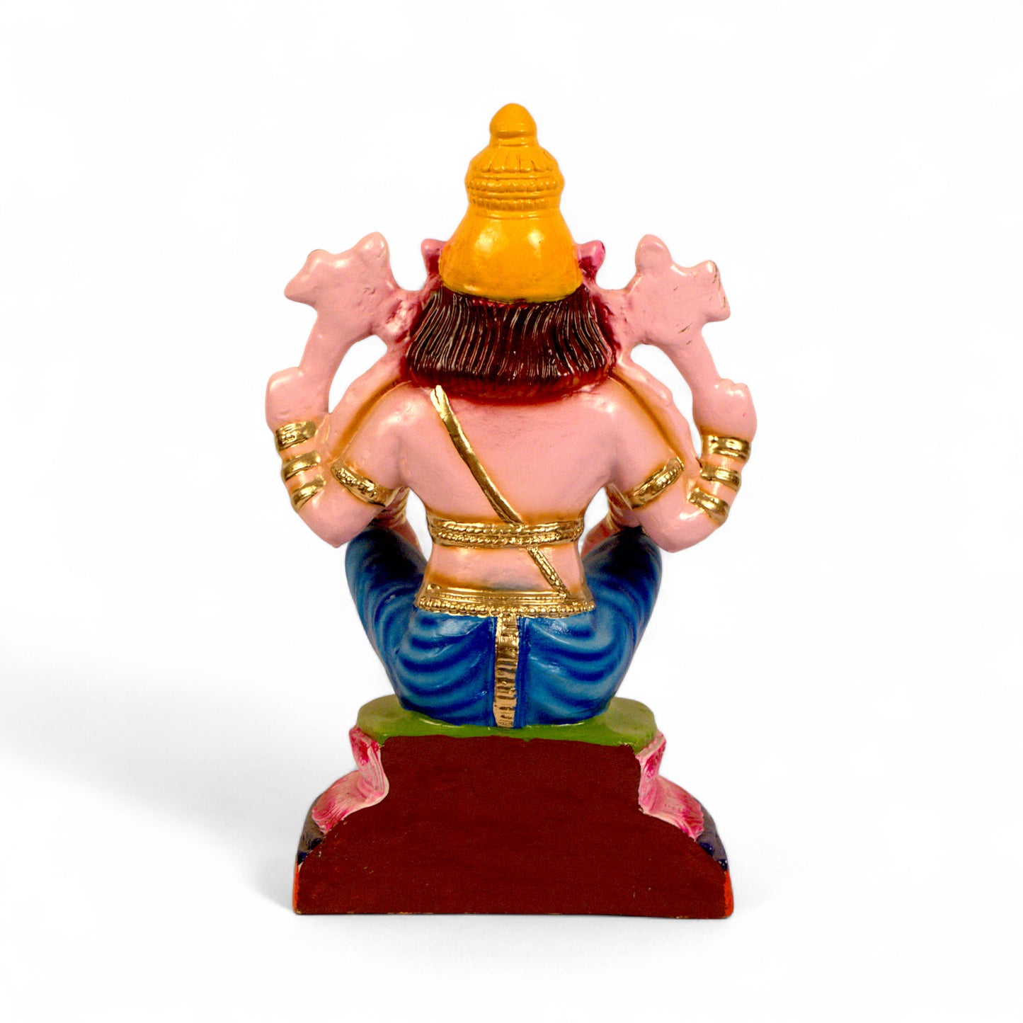 Yoga Narasimha Eco-Friendly Paper-Mâché Handcrafted Figurine – Navratri Golu & Spiritual Décor