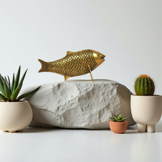 Decorative Fish Table Stand – Handcrafted