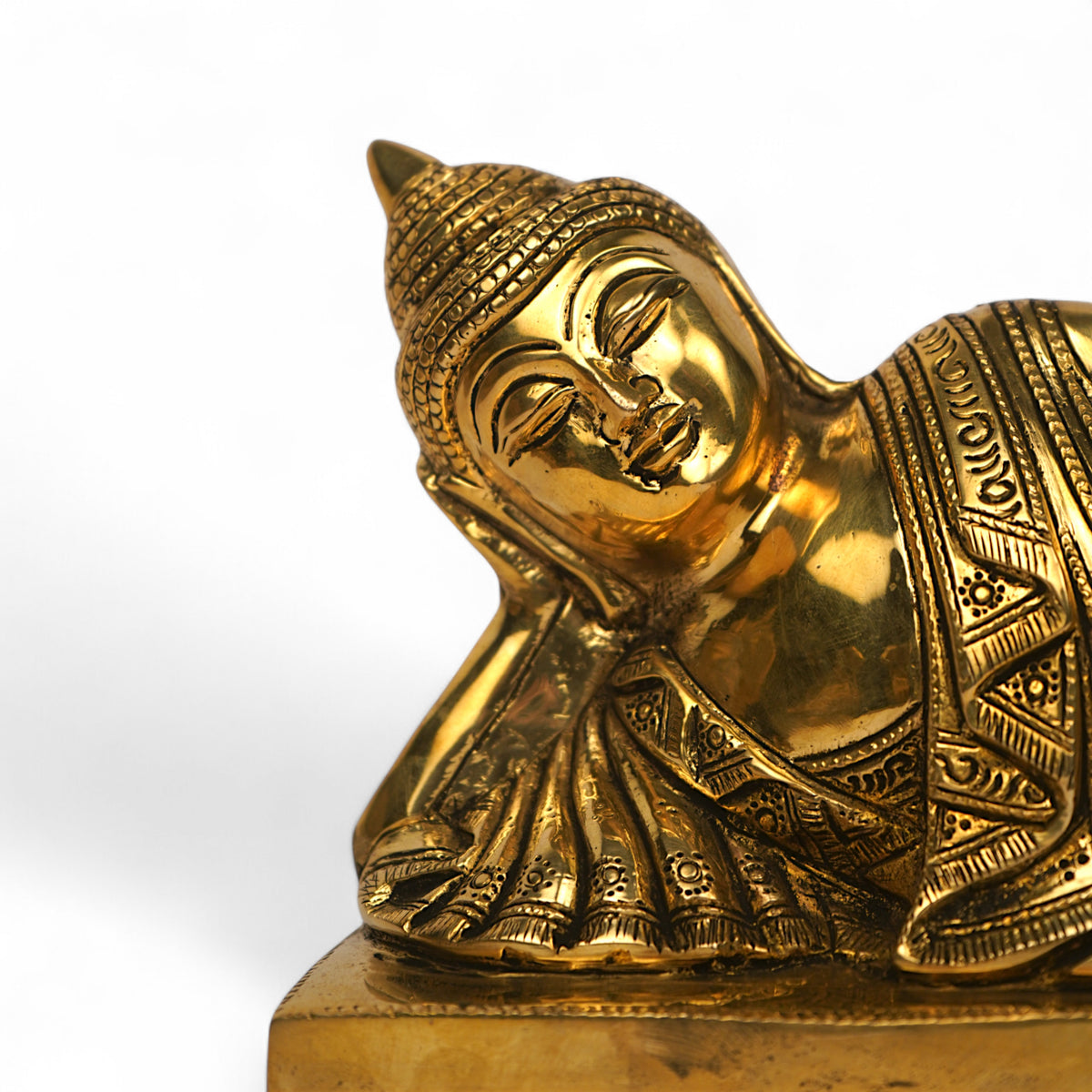 Gautama Buddha Brass Idol – Home Decor