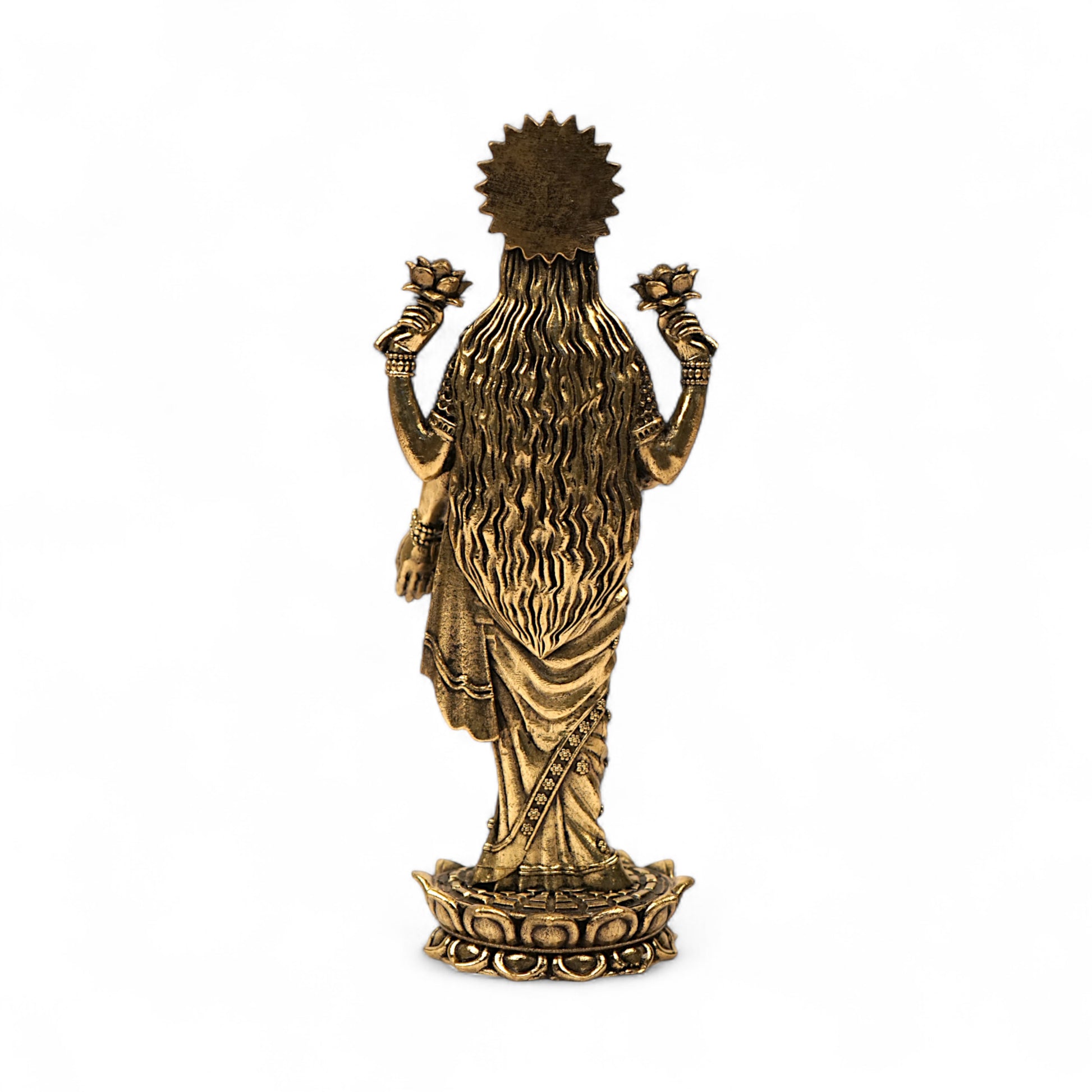 Lakshmi brass idol set