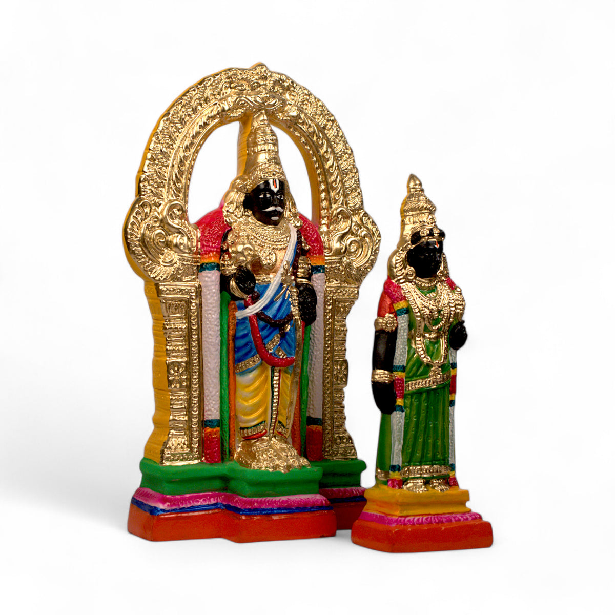 Pathasarathi Perumal Thayar Golu Set – Navratri – The Indian Lane