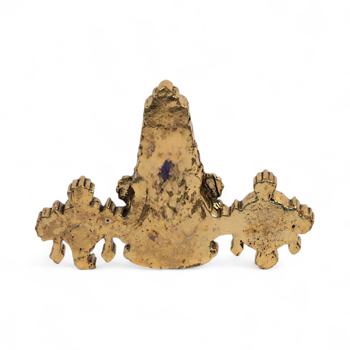Sangu Chakra Vishnu Face Brass Wall Idol