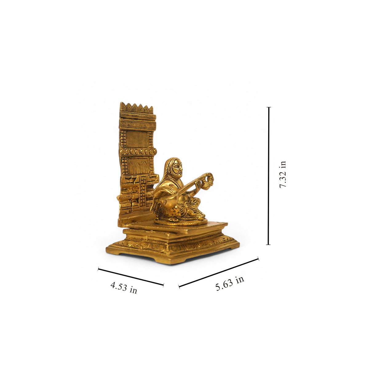 Brass Guru Raghavendra Idol – Handcrafted