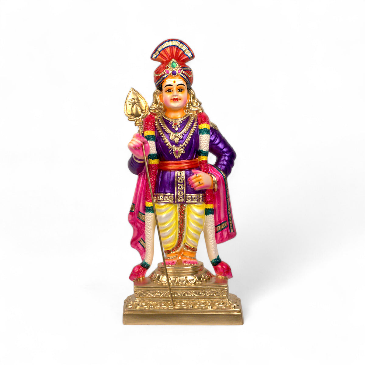 Rajalankara Murugar Paper Mache Golu Idol