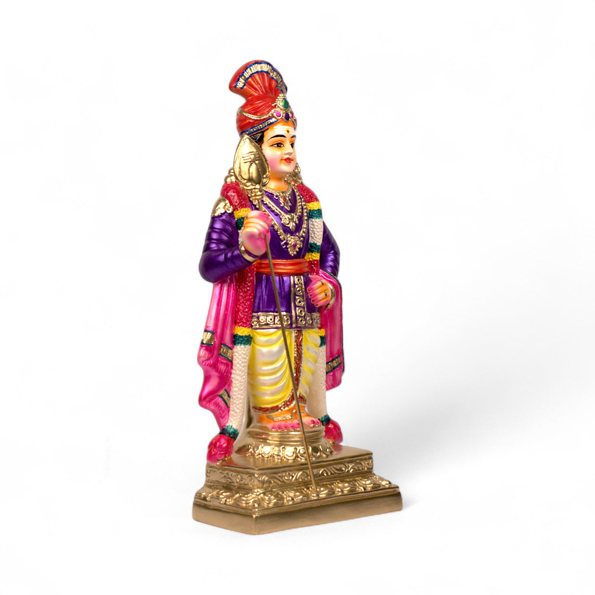Rajalankara Murugar Paper Mache Golu Idol