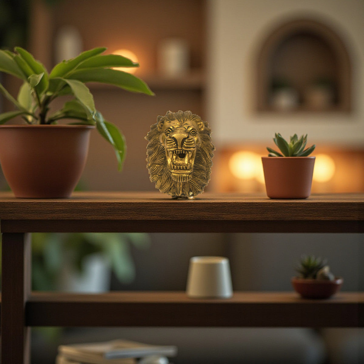 Rowing Lion Paperweight – Table Top Decor
