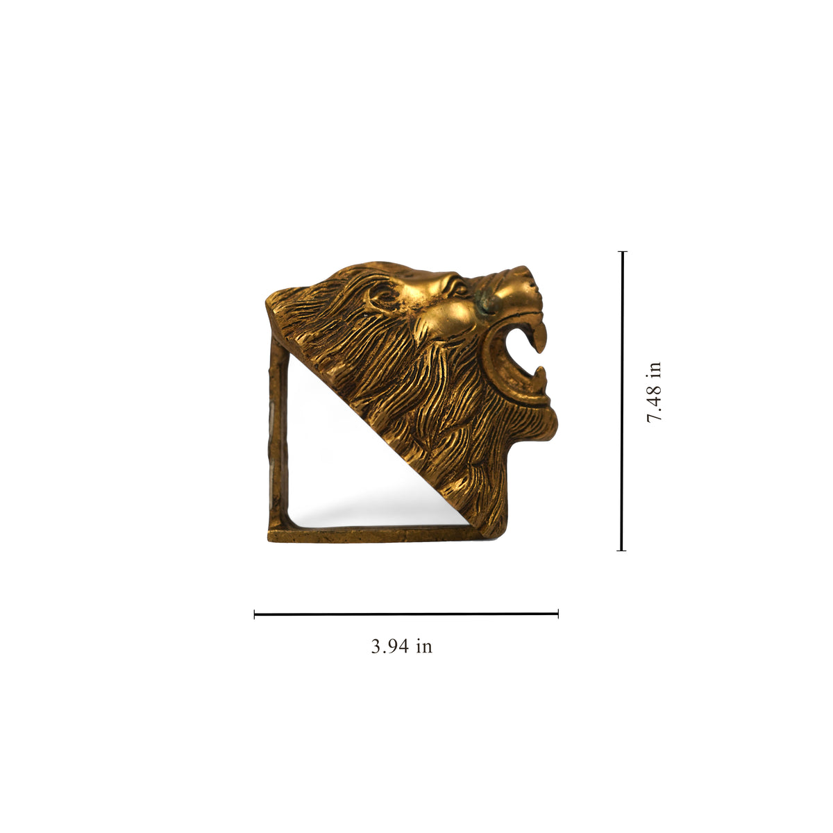 Rowing Lion Paperweight – Table Top Decor