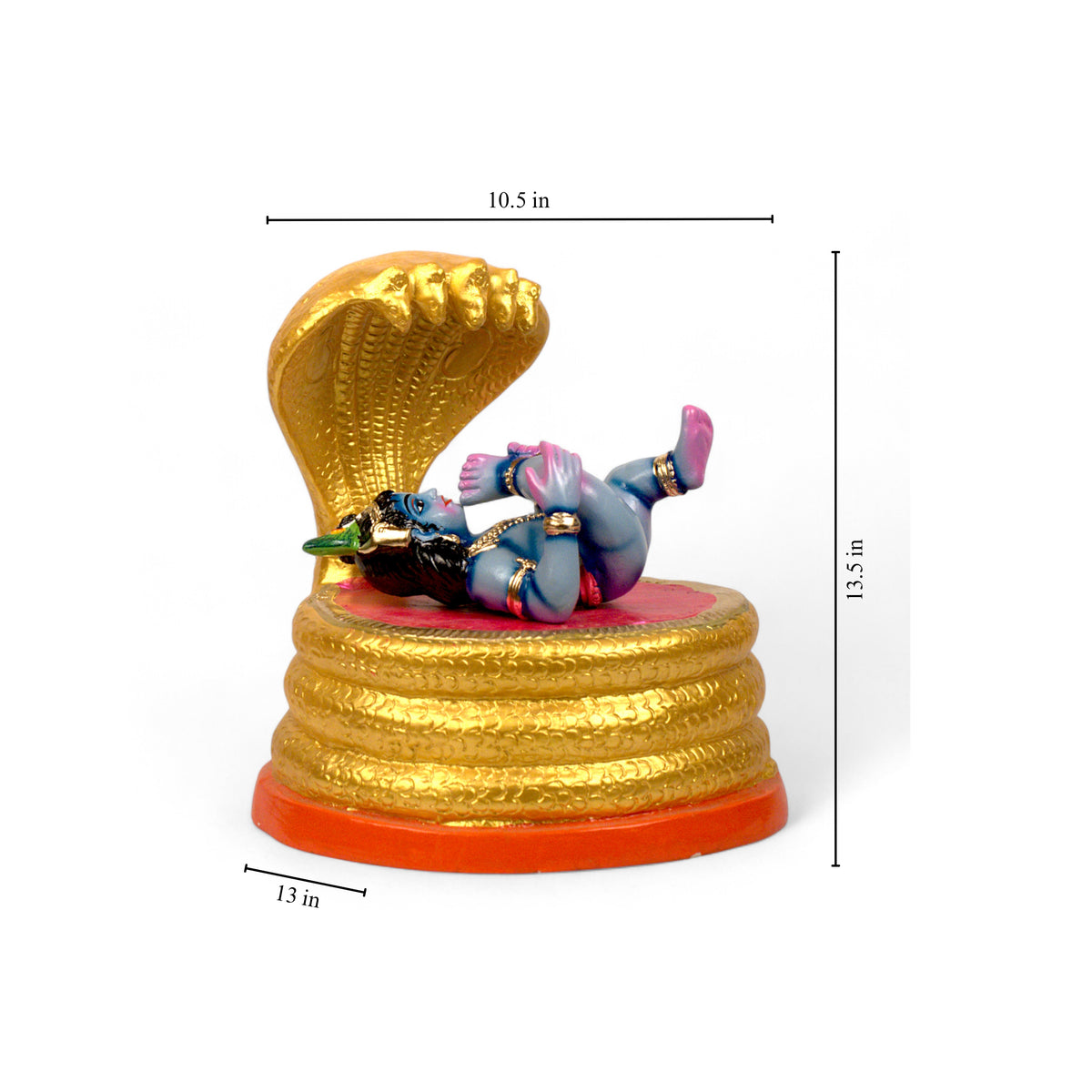 Devotional Santhana Krishna statue for sacred space