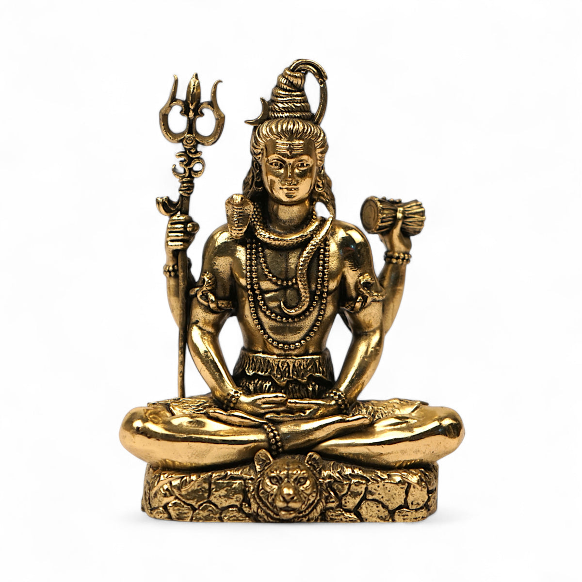 Shiva Brass Idol – Handcrafted Puja Decor