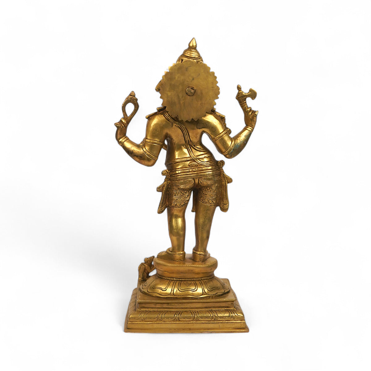 Ganesha Brass Statue – Handcrafted Altar Decor