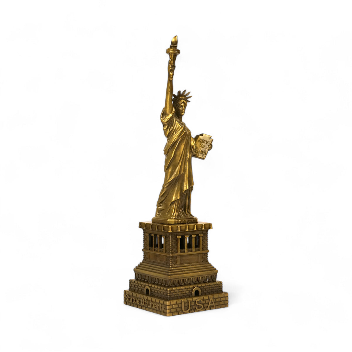 Statue of Liberty Brass Miniature – Desk Decor