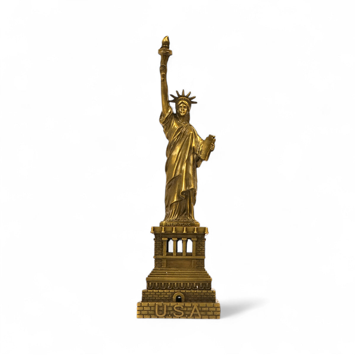 Statue of Liberty Brass Miniature – Desk Decor