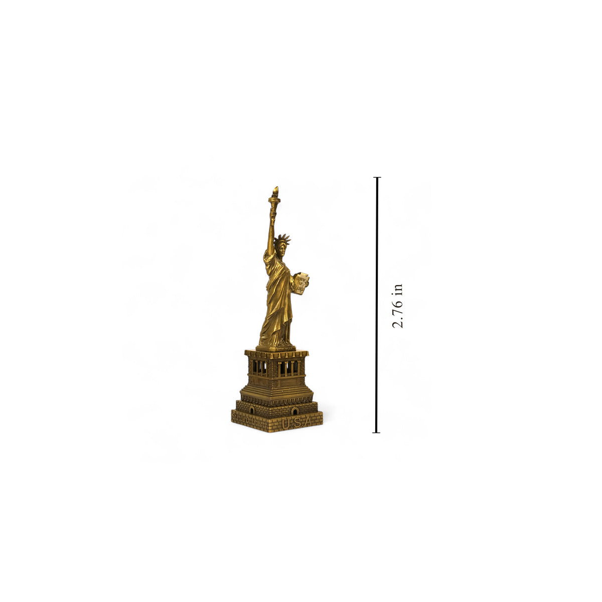 Statue of Liberty Brass Miniature – Desk Decor