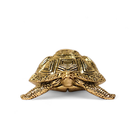 Tortoise Table TopHandcrafted Brass Tortoise  – Vastu Tabletop Decor for Energy Balance & Gifting