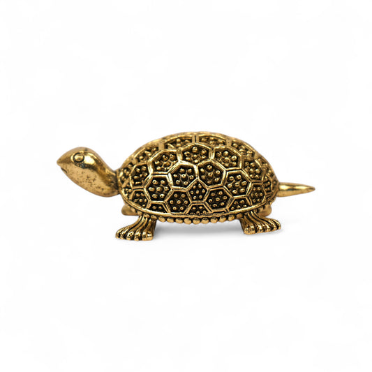 Tortoise Brass Set – Handcrafted Vastu & Spiritual Decor