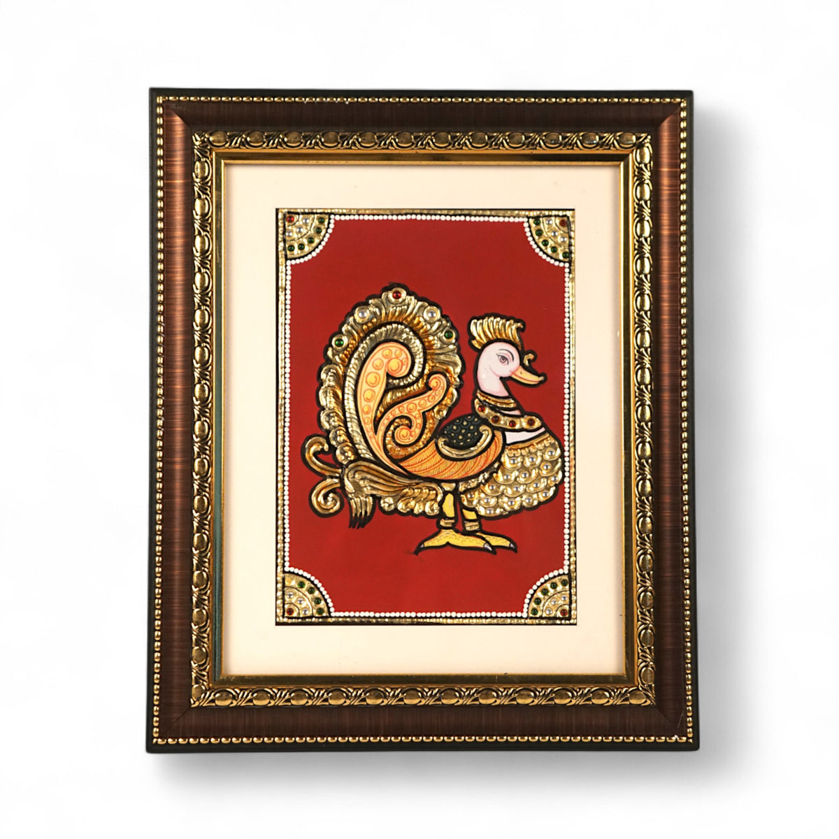 South Indian Annam Gold Antique Frame