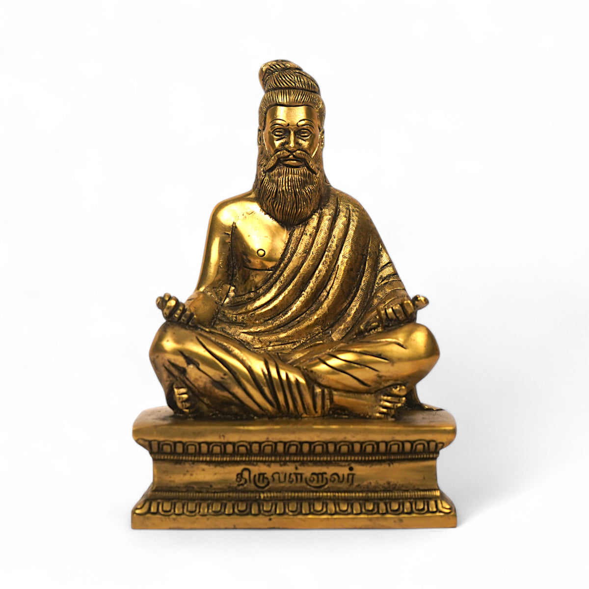 Thiruvalluvar Brass Idol – Hand-Finished