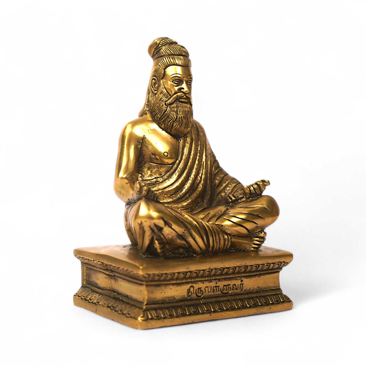 Thiruvalluvar Brass Idol – Hand-Finished
