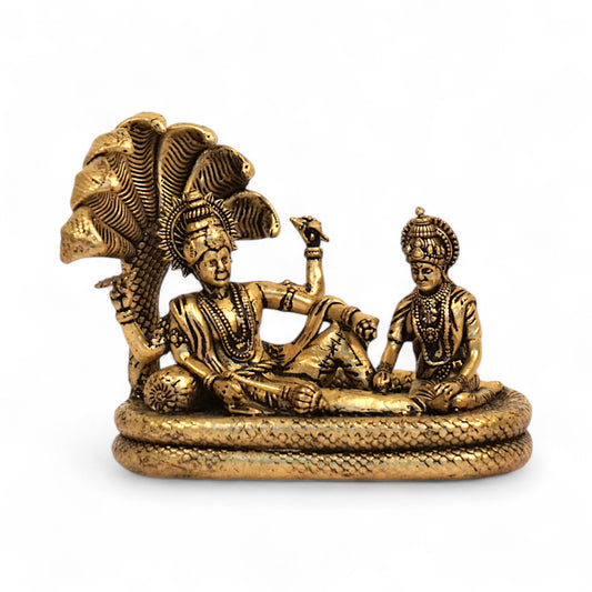 Vishnu Vaigunda Perumal & Lakshmi Brass Idol