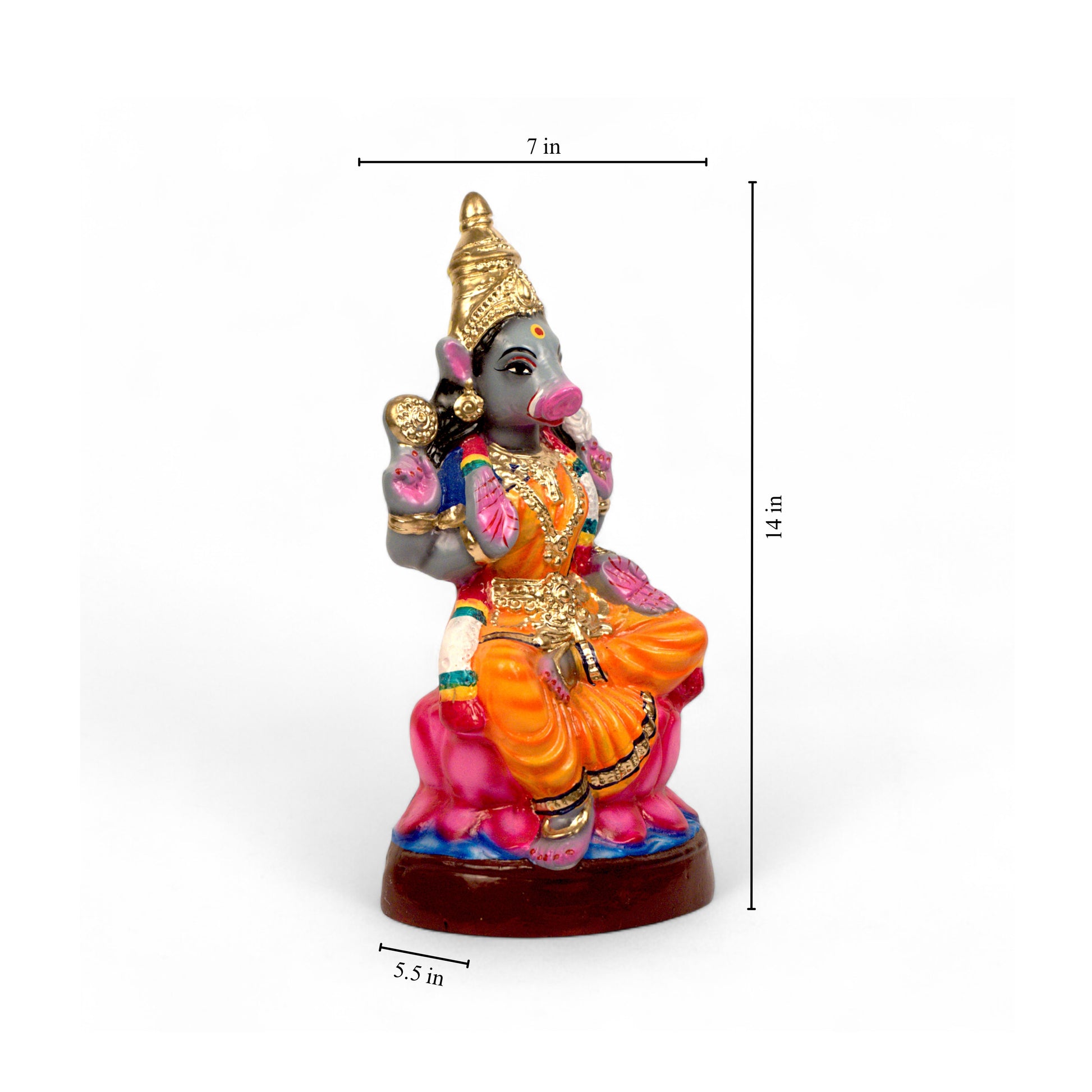 Varahi Amman statue for spiritual altar display
