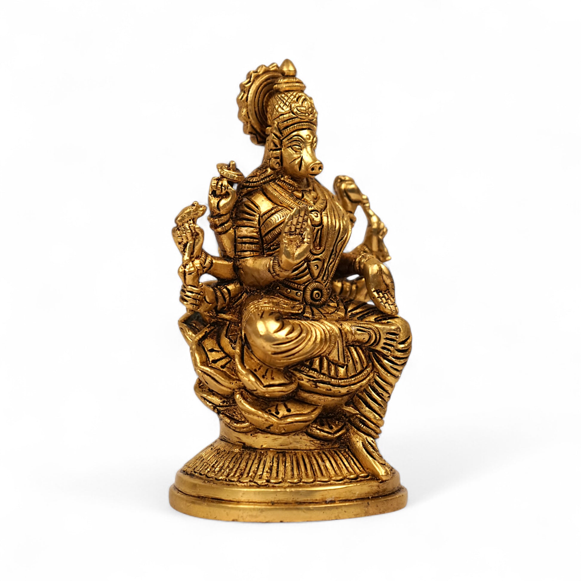 Varahi brass table idol