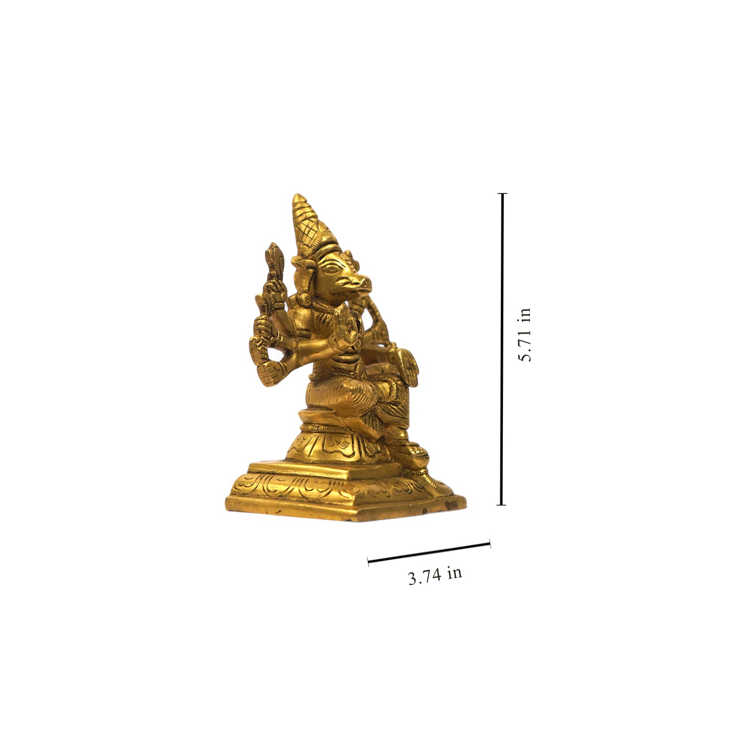 Varahi Brass Table Idol – Spiritual Protection