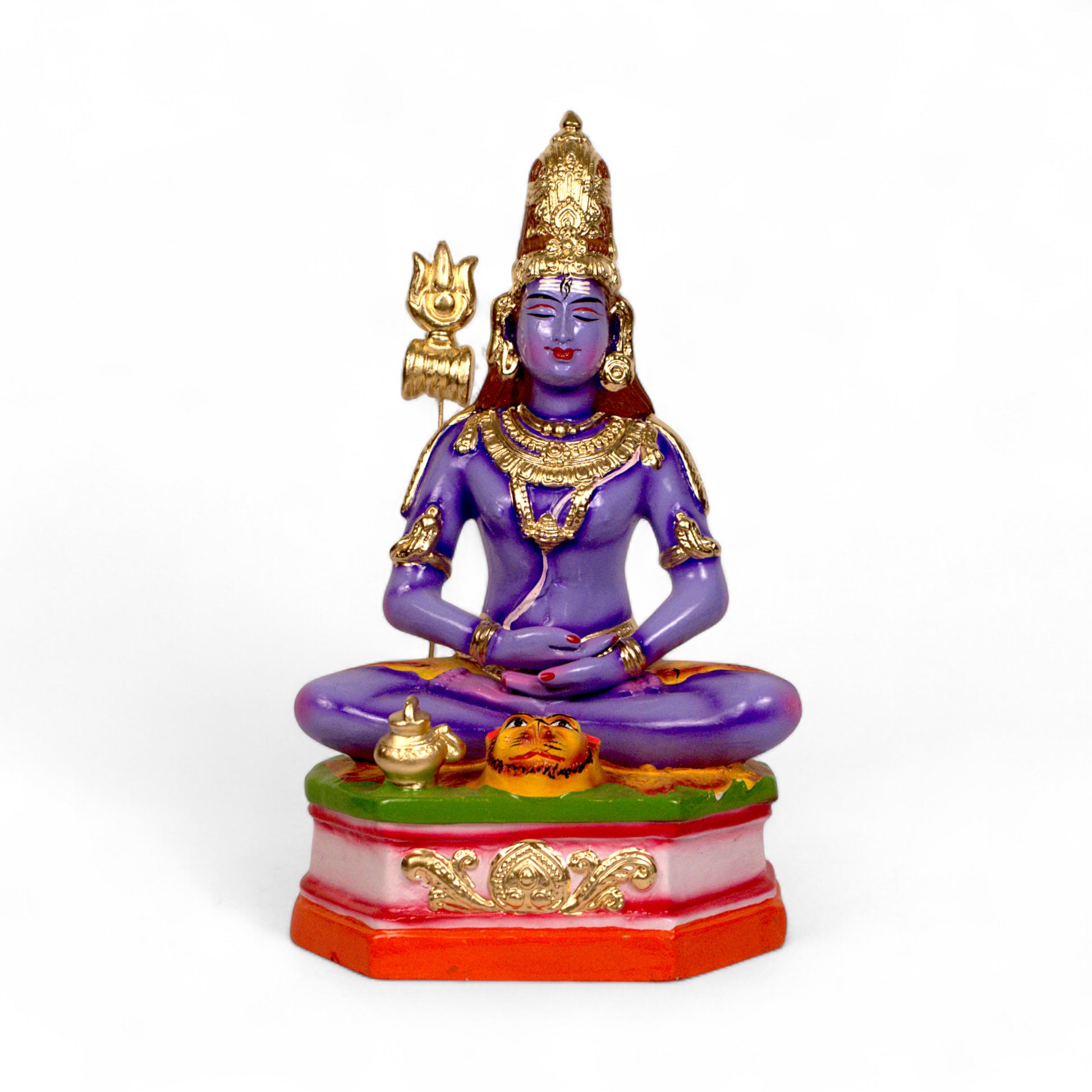 Lord Shiva meditating idol for pooja room