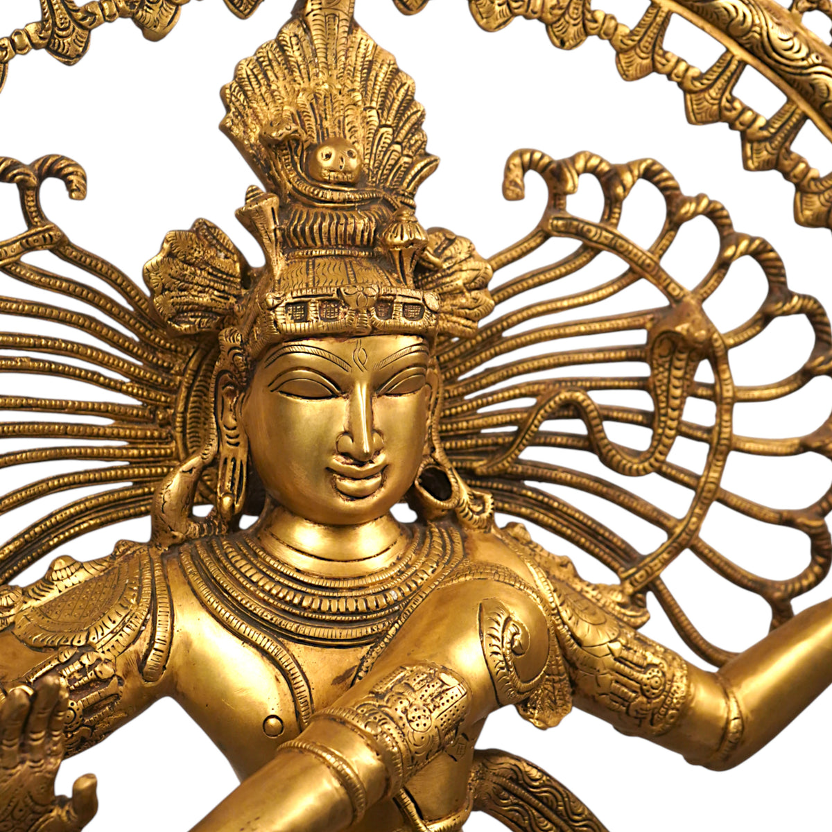 Nataraja Brass Sculpture – Polished Finish