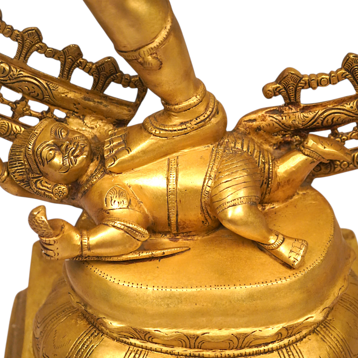 Nataraja Brass Sculpture – Polished Finish