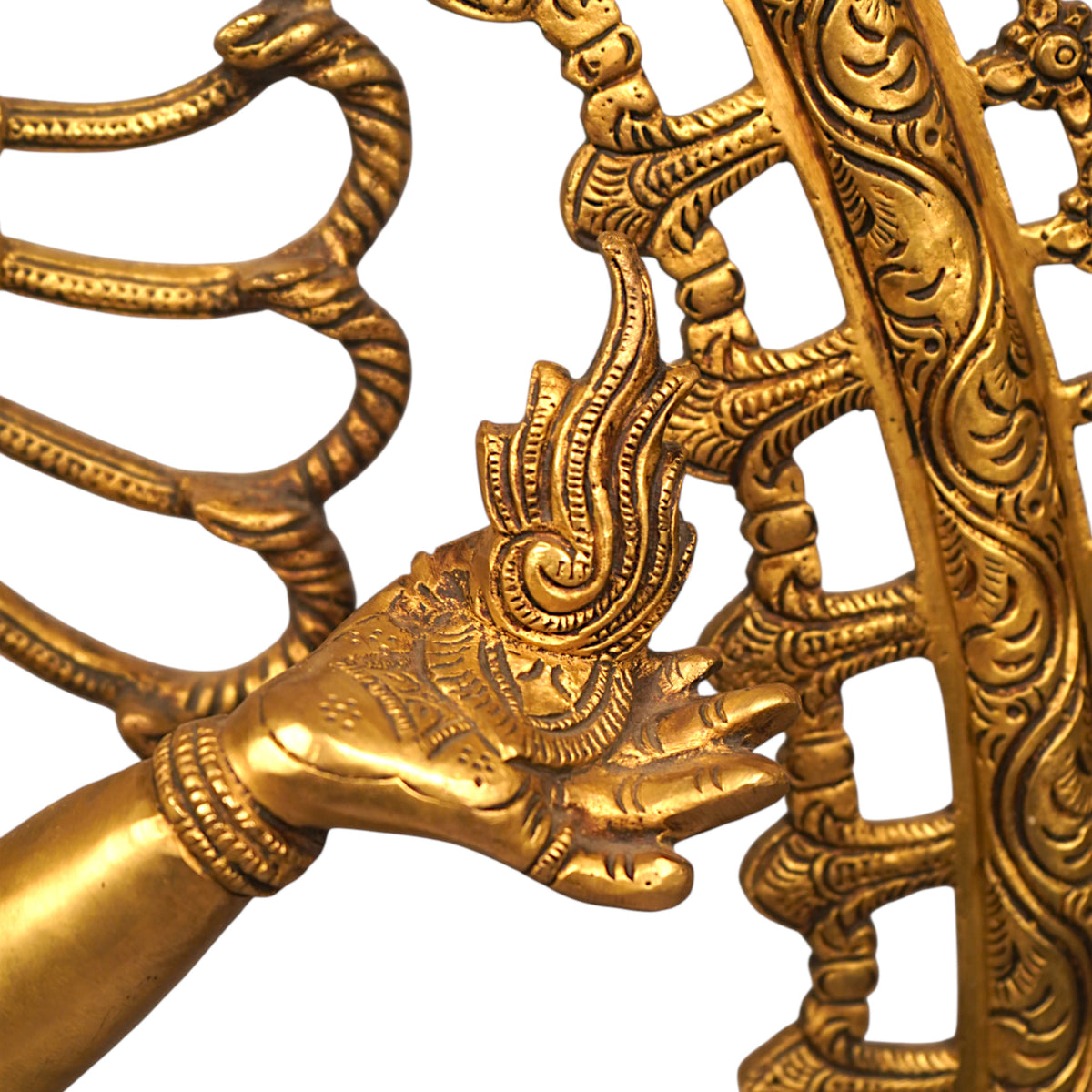 Nataraja Brass Sculpture – Polished Finish