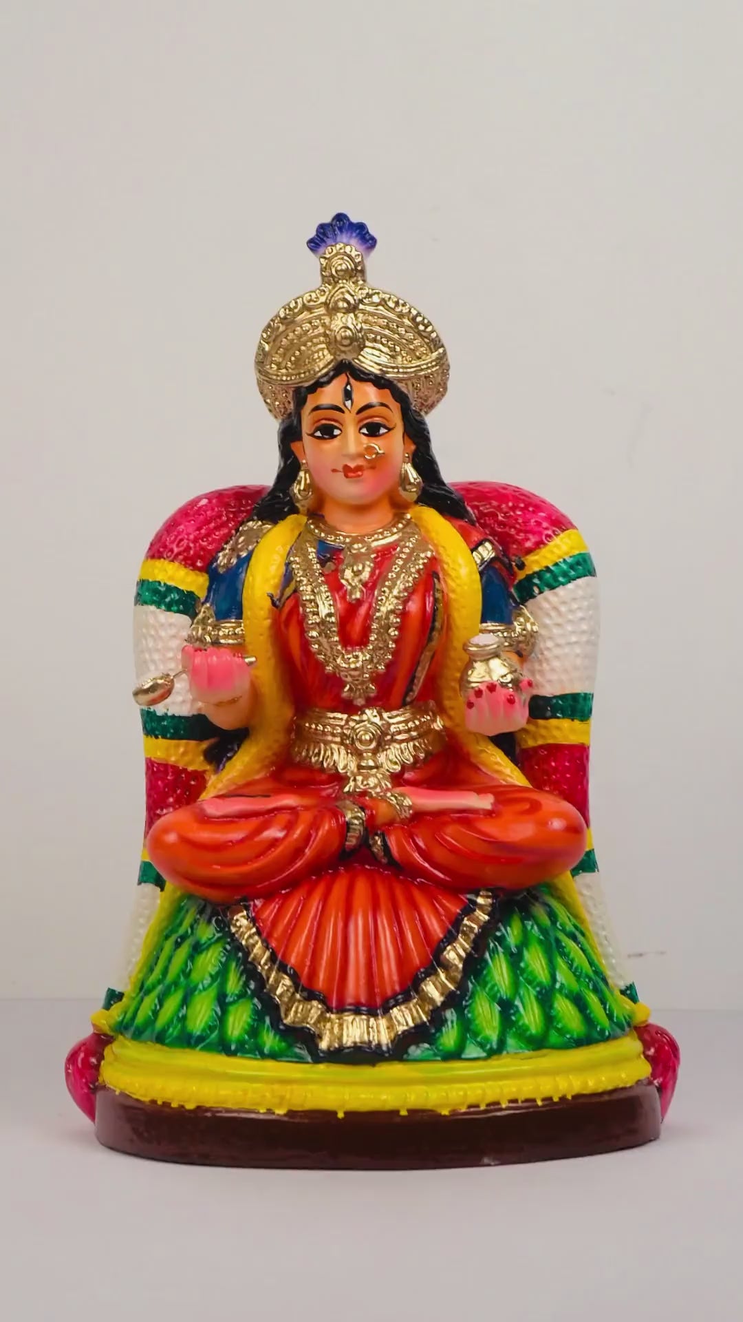 Annapoorani Amman statue for home temple décor