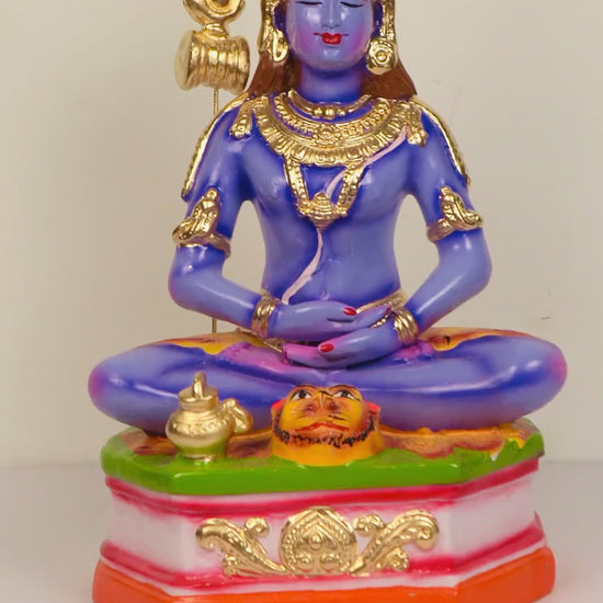 Lord Shiva meditating idol for pooja room