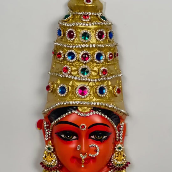 Ambal face pooja idol