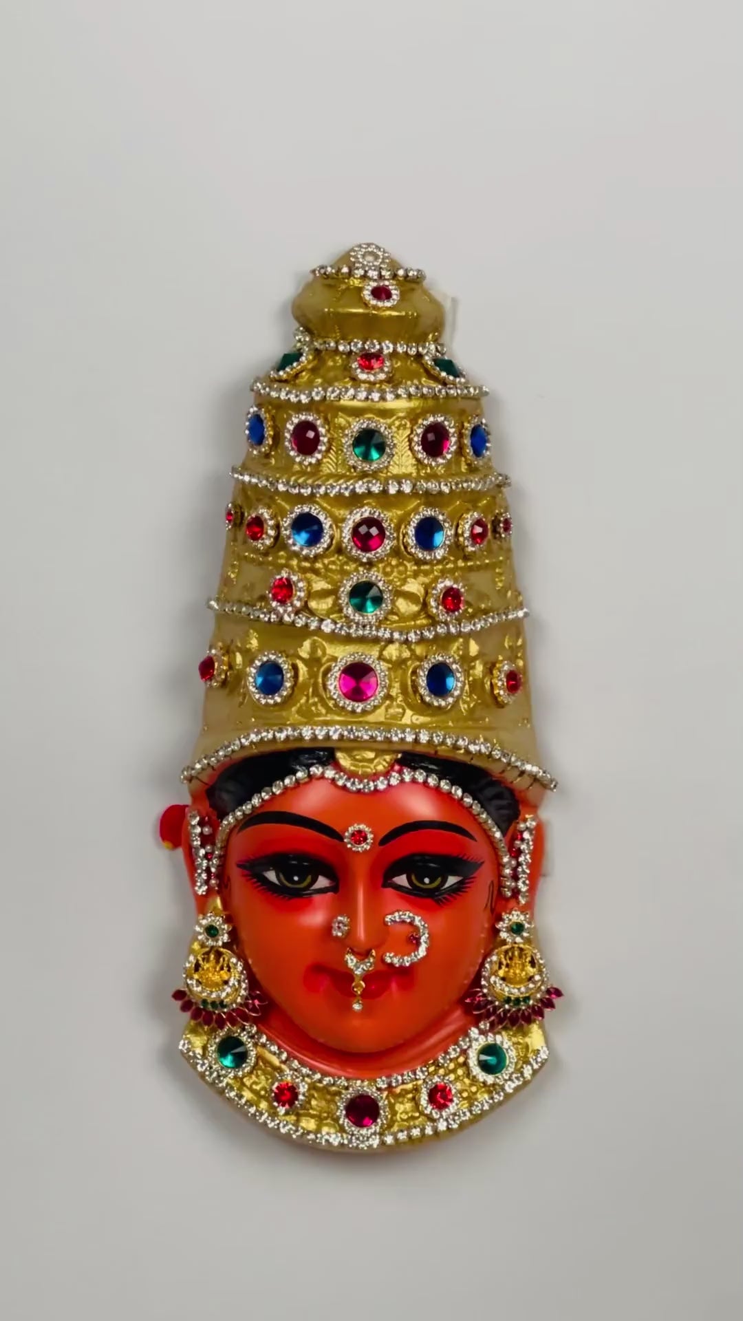 Ambal face pooja idol