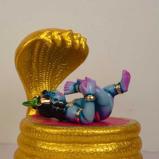 Devotional Santhana Krishna statue for sacred space