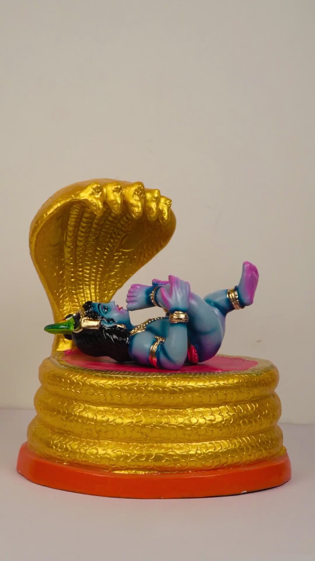 Devotional Santhana Krishna statue for sacred space