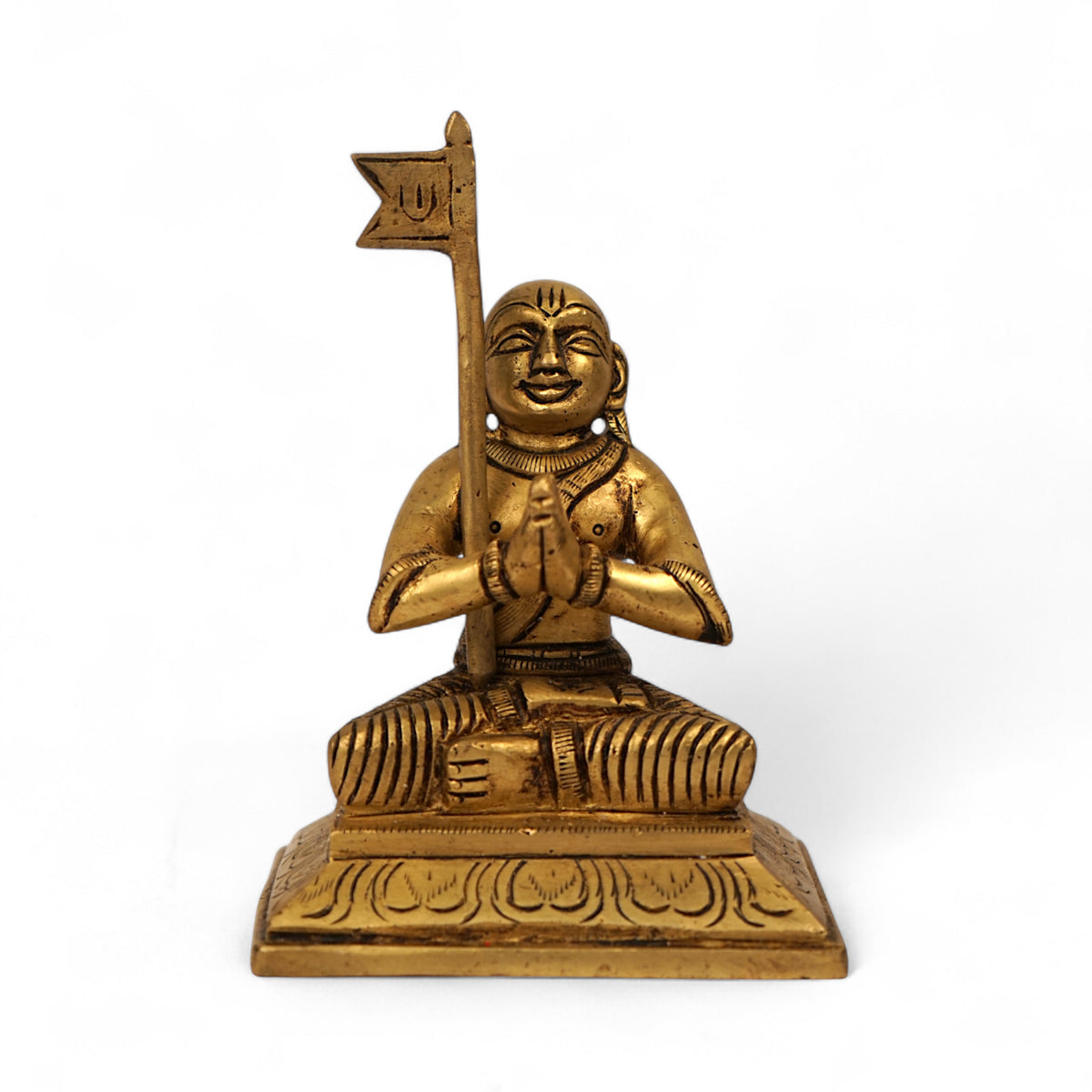 Brass Ramanuja Table Figurine – Handmade