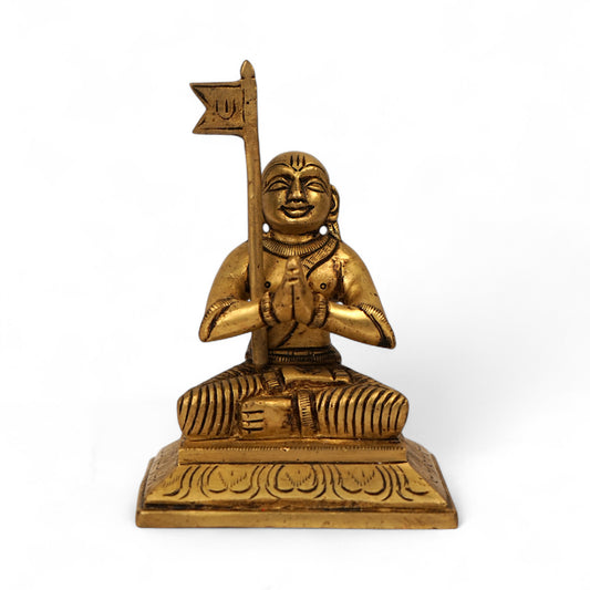 Brass Ramanuja Table Figurine – Handmade