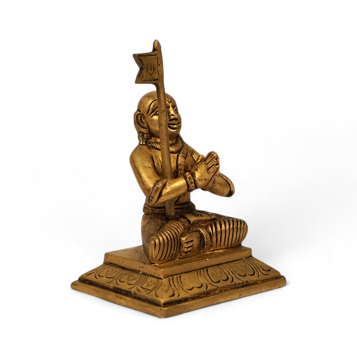 Brass Ramanuja Table Figurine – Handmade